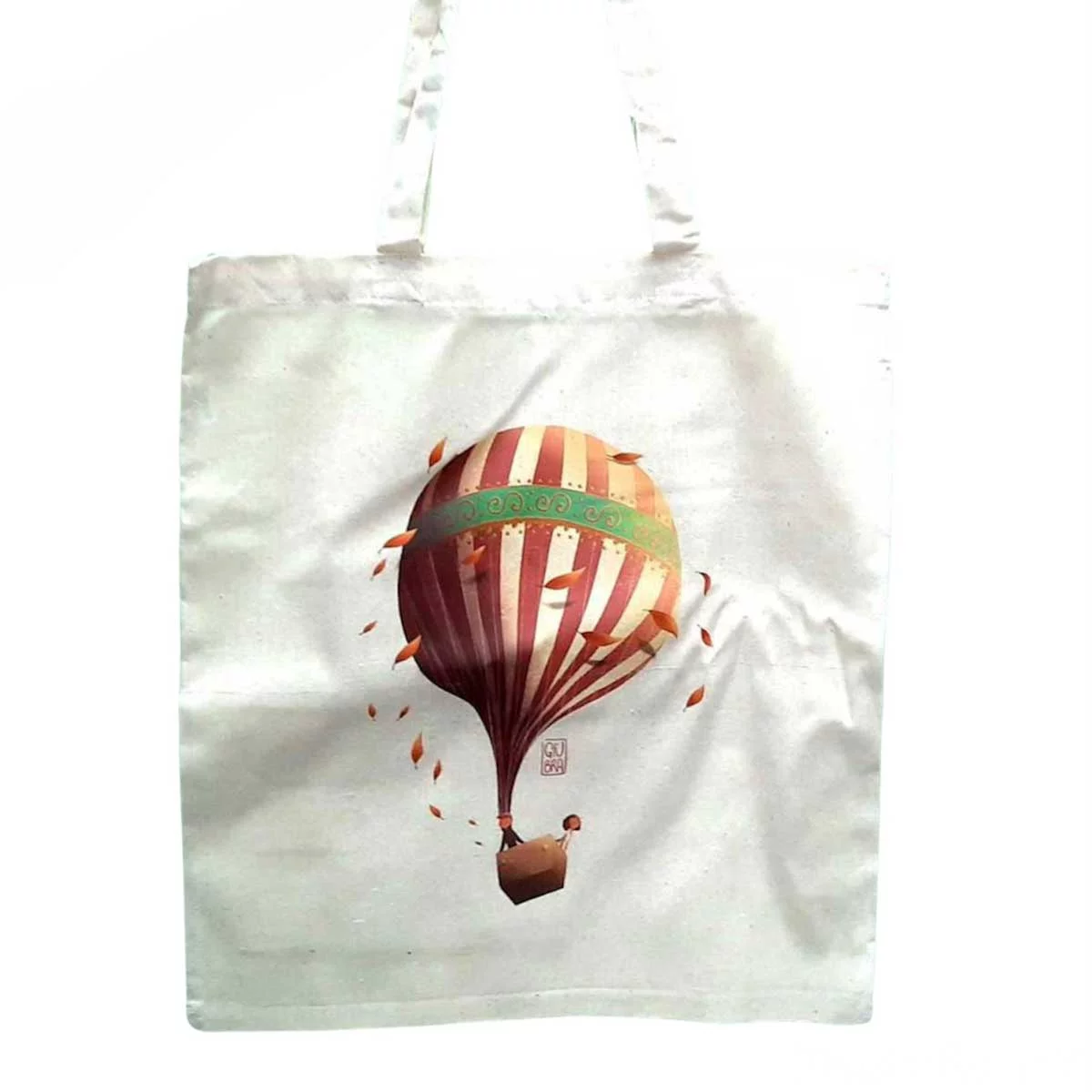 Stoffbeutel Heißluftballon
