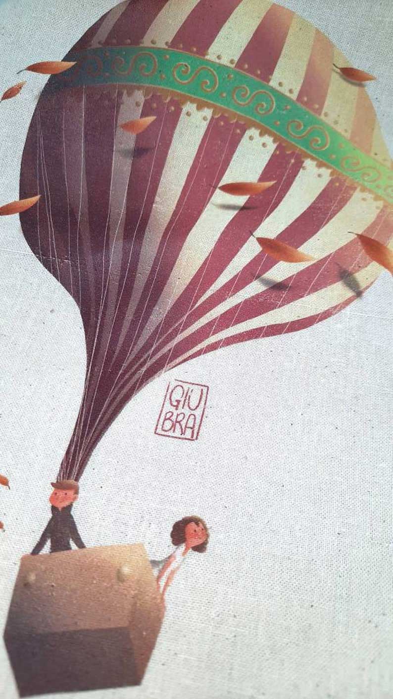 Stoffbeutel Heißluftballon – Bild 2