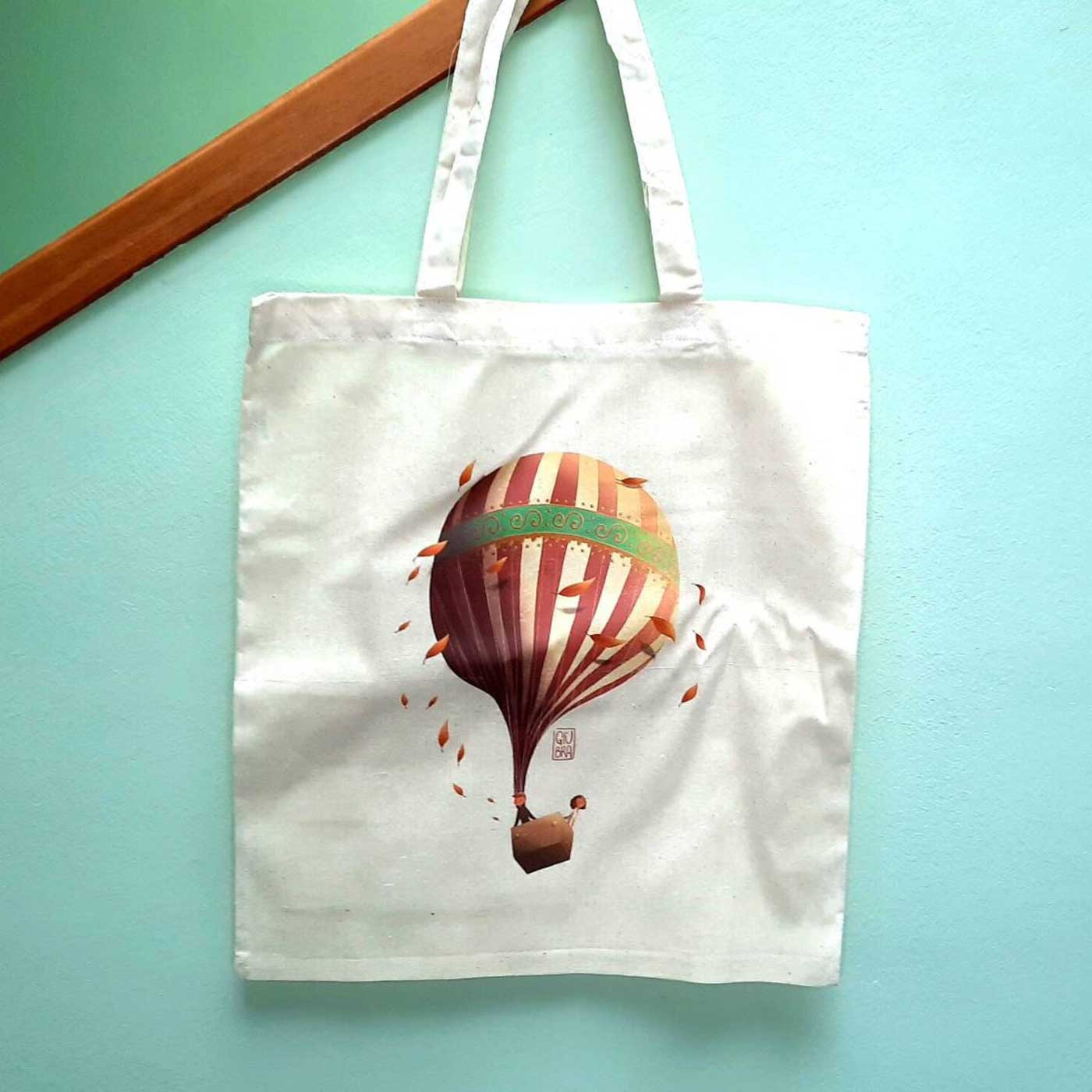Stoffbeutel Heißluftballon – Bild 3